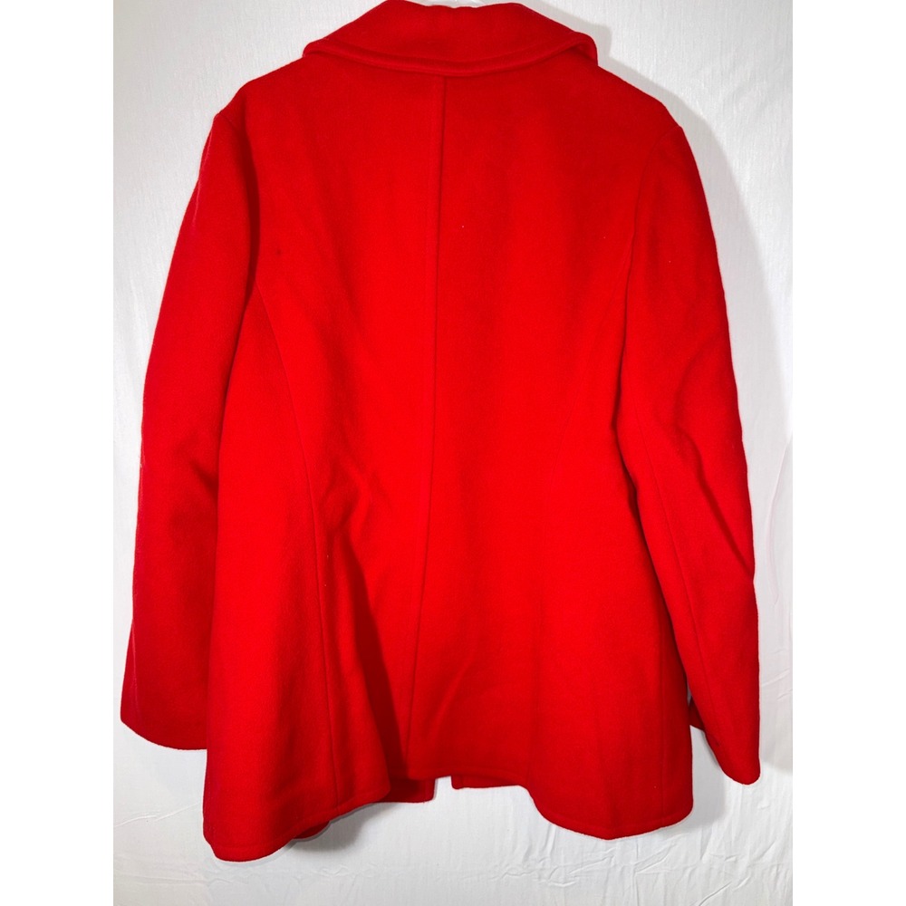 Mackintosh Authentic Red Double‎ Breasted Wool Peacoat Women's Made in USA - Picture 8 of 8